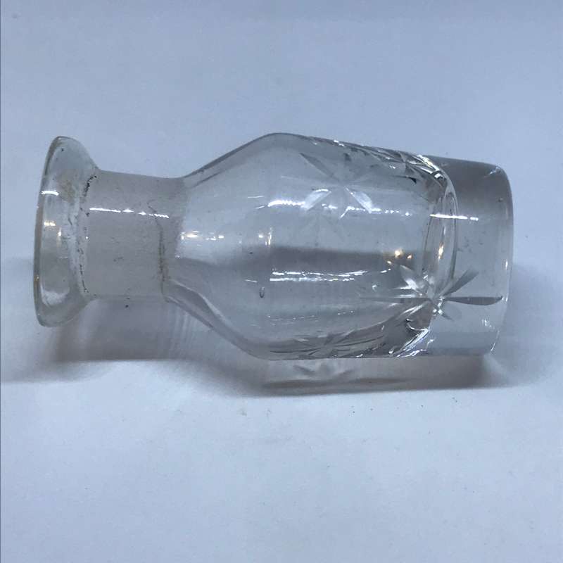 Small Cut Glass Bottle (Miniature, suitable for printer's tray)