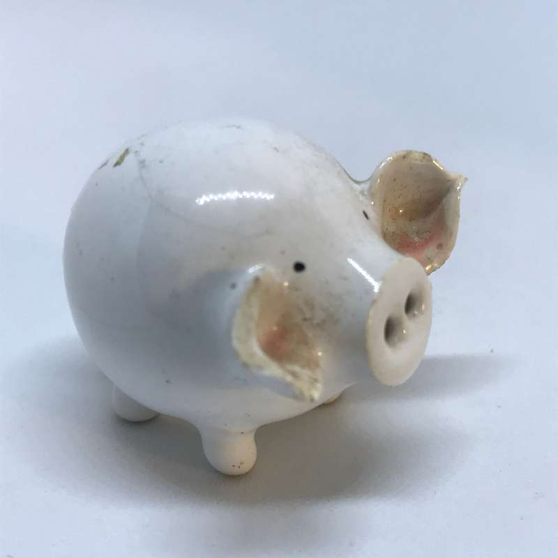 Miniature Ceramic Pig (Miniature, suitable for printer's tray)