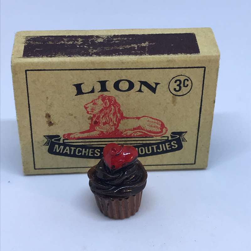 Miniature Chocolate Cupcake (Miniature, suitable for printer's tray)