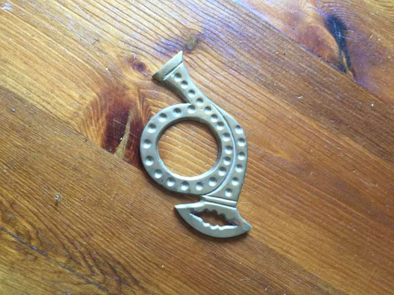 Brass Bugle Horn Bottle Opener