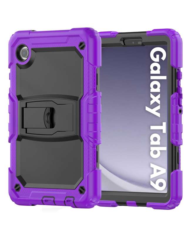CellTime C-Stand Design Shockproof Rugged Cover for Galaxy Tab A9 (8.7") (SM-X110/SM-X115)
