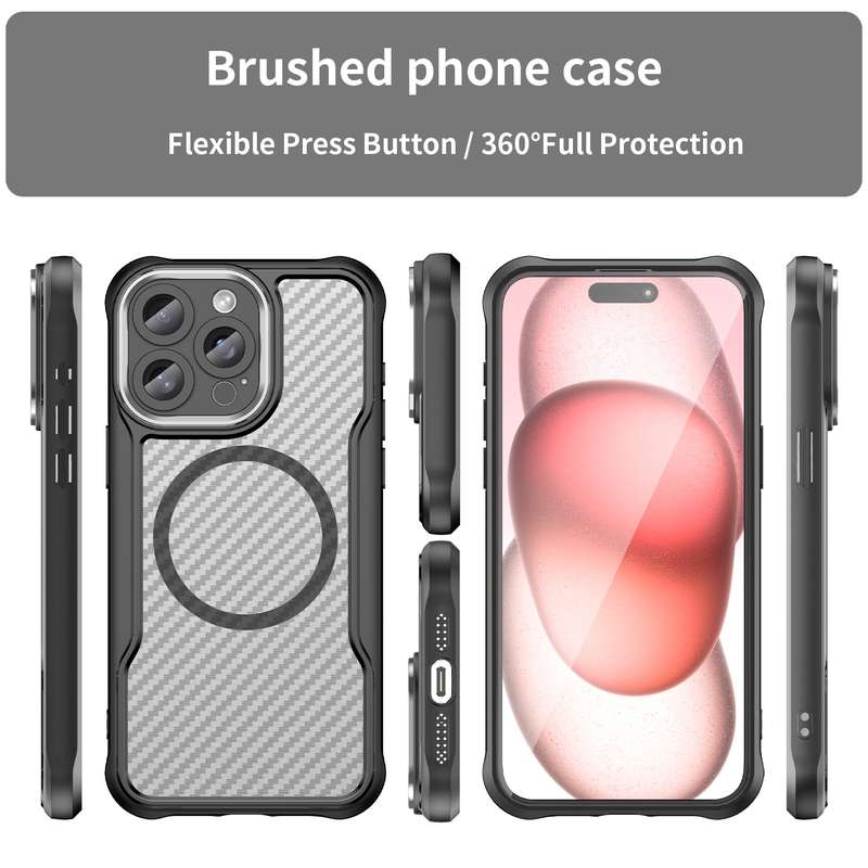 CarboArmor MagSafe Cover For iPhone 15 /15 Plus /15 Pro /15 Pro Max