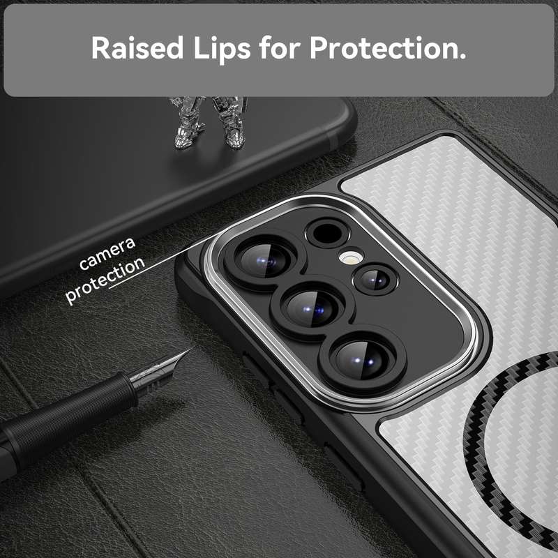 CarboArmor MagSafe Case for Galaxy S25/S25 Plus/S25 Ultra Shockproof Cover