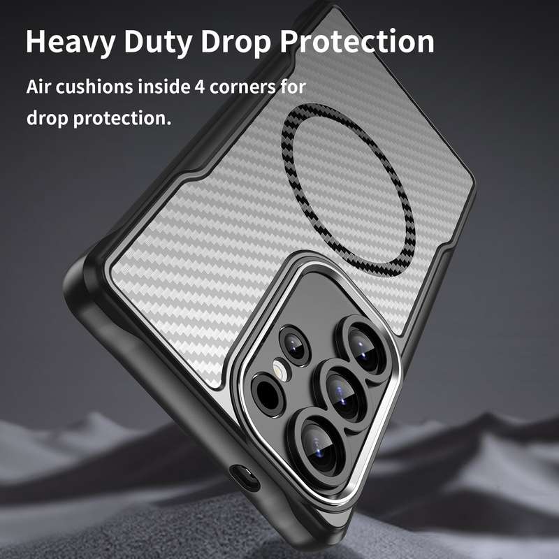 CarboArmor MagSafe Case for Galaxy S25/S25 Plus/S25 Ultra Shockproof Cover