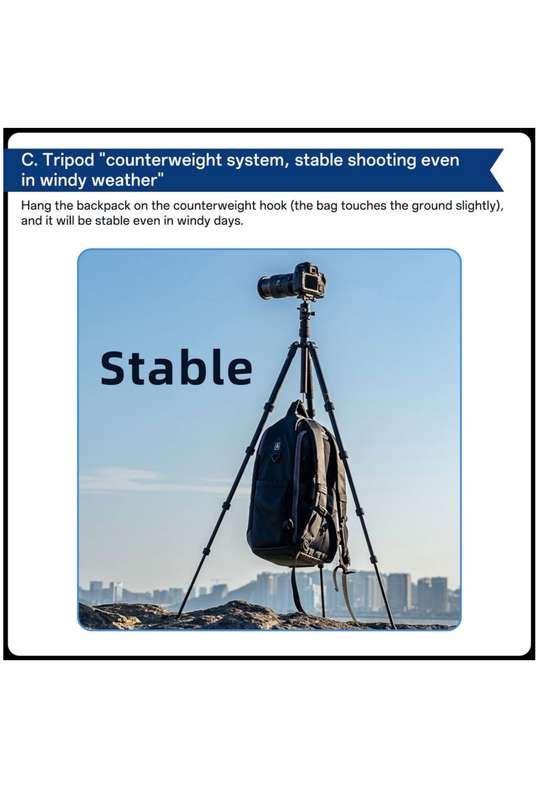 Fotopro Portable Lightweight Camera Tripod Stand - X-Go Gecko E 2+42QP