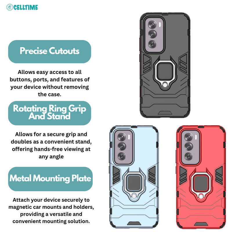 Oppo Reno12 Pro 5G Black Panther Case Shockproof Cover