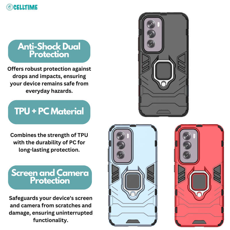 Oppo Reno12 Pro 5G Black Panther Case Shockproof Cover
