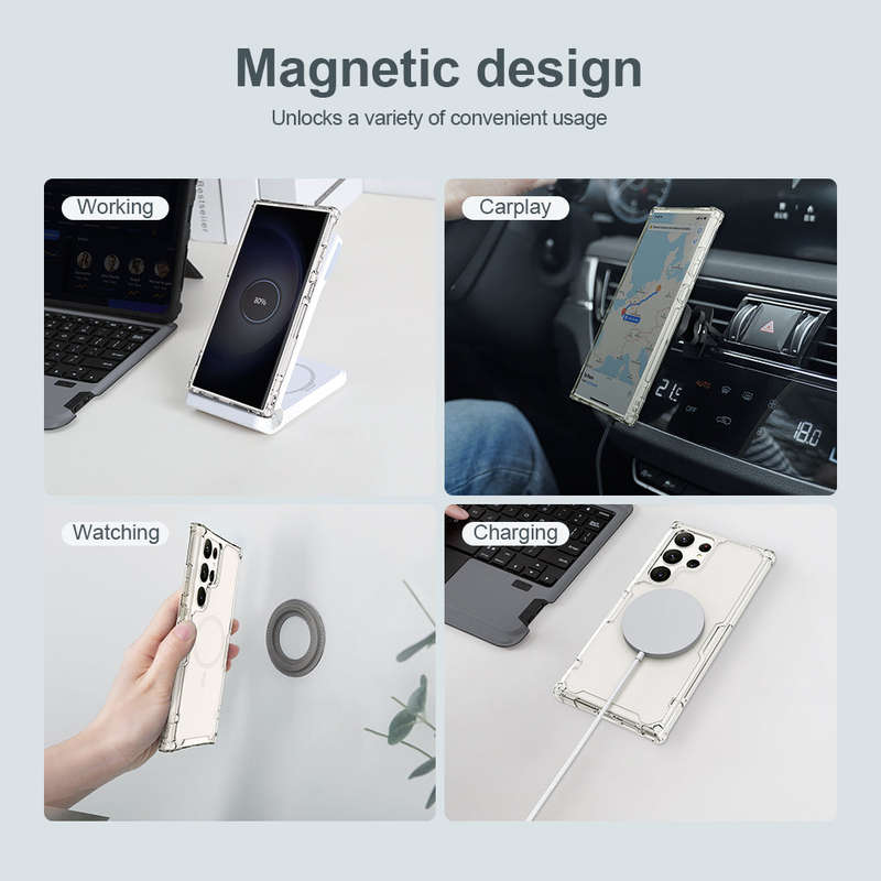 Nillkin Nature TPU Pro Magsafe Clear Case for Samsung Galaxy S23 Ultra