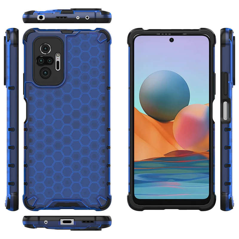 Redmi Note 10 Pro Honeycomb Case Shockproof Cover