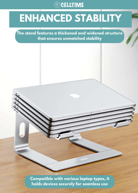 Elevator Ergonomic Aluminium Cool Portable Laptop Stand
