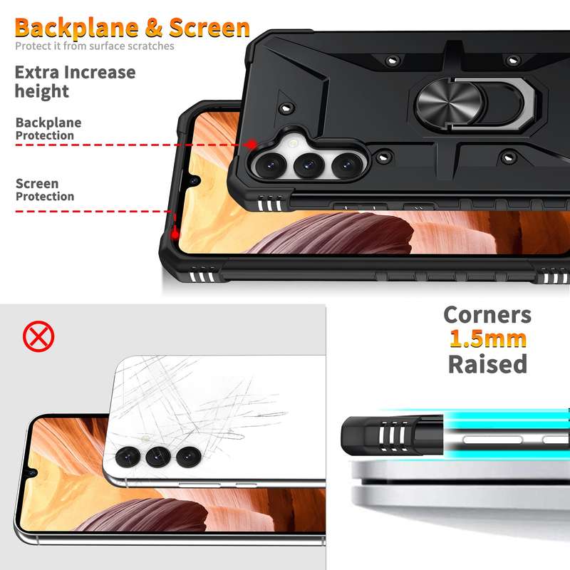 Galaxy A34 Wenjia Armor Kickstand Cover