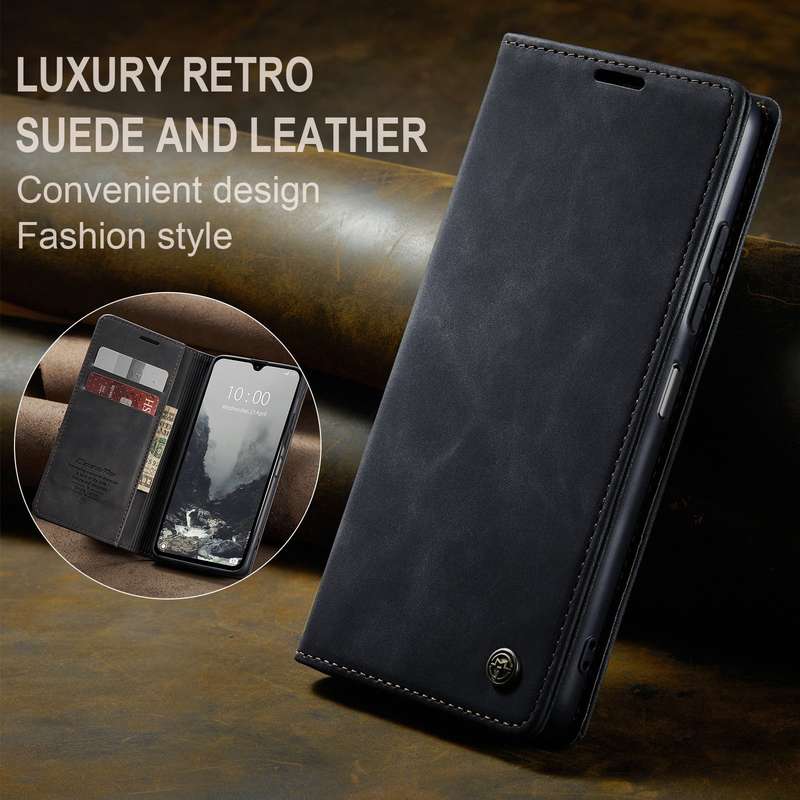 Retro Flip Leather Wallet Cover for Redmi 14C