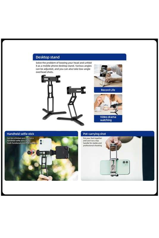 Fotopro Foldable Portable Aluminium Smartphone Tripod Stand - SY-369