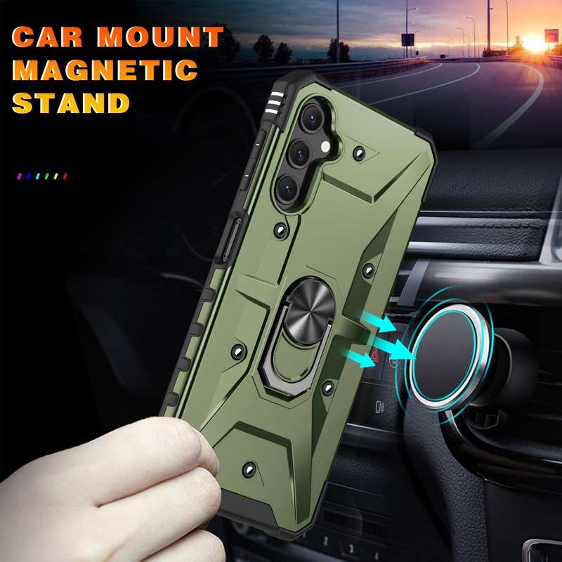 Galaxy A14 Wenjia Armor Kickstand Cover