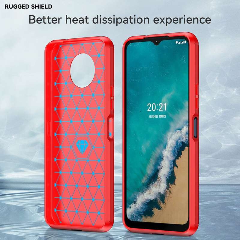 CellTime Shockproof Carbon Fiber Design Cover for Nokia G50