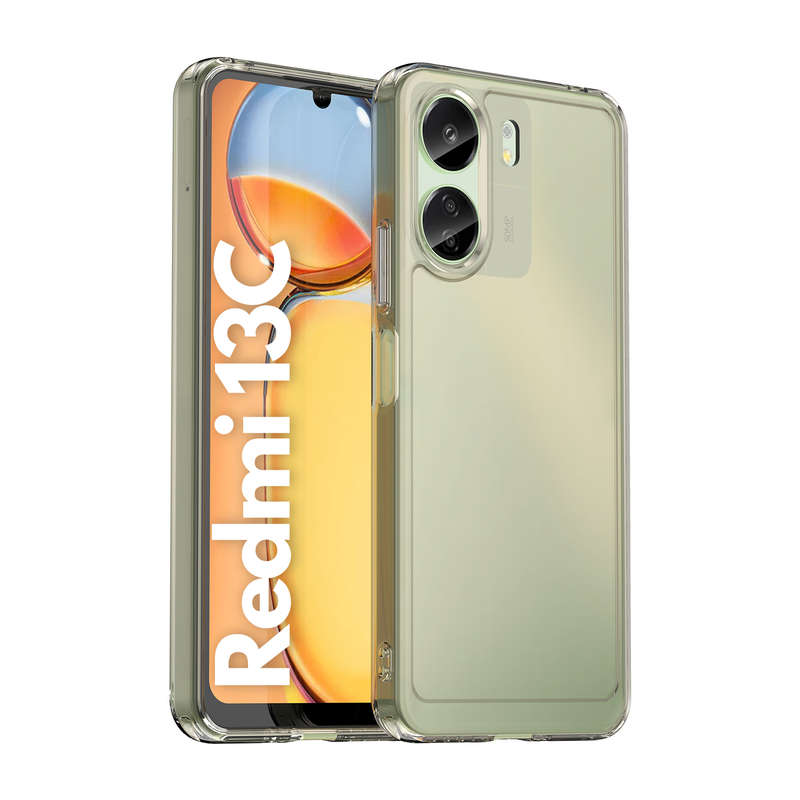 Redmi 13C Clear Cover - Shockproof Candy Series Cover