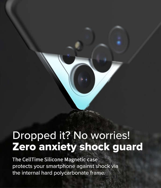 CellTime Galaxy S25/S25 Plus/S25 Ultra Liquid Silicone Case MagSafe Cover