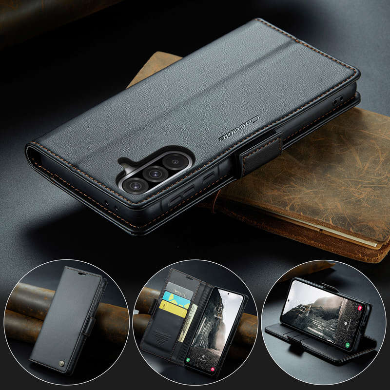 Retro Flip Leather Wallet Cover for Samsung Galaxy A36