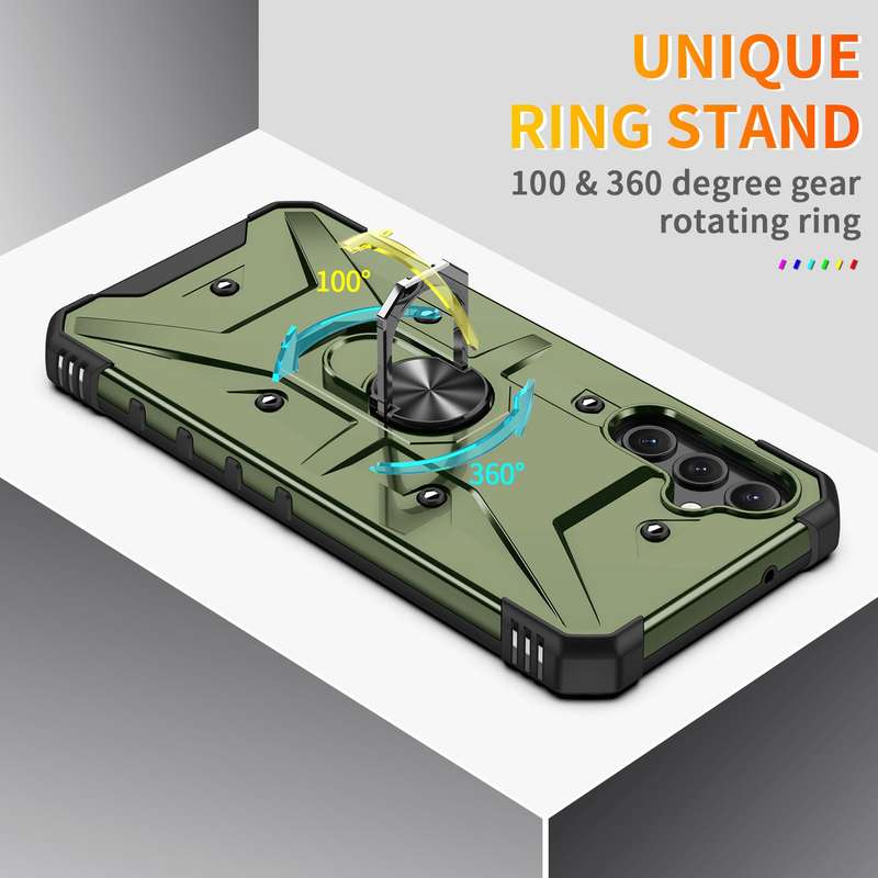 Galaxy A14 Wenjia Armor Kickstand Cover