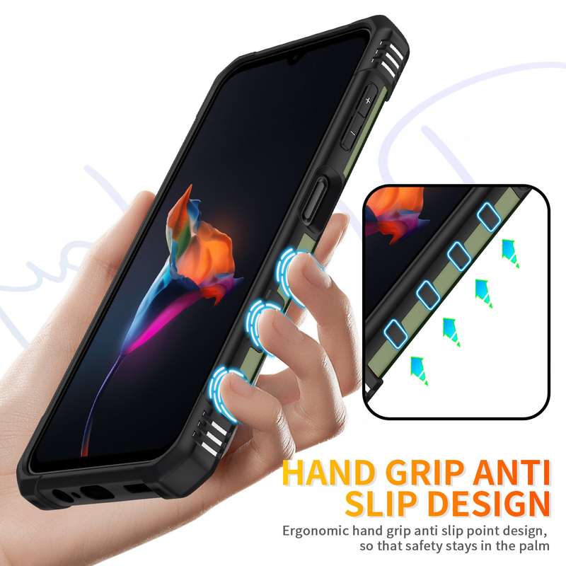 Galaxy A14 Wenjia Armor Kickstand Cover