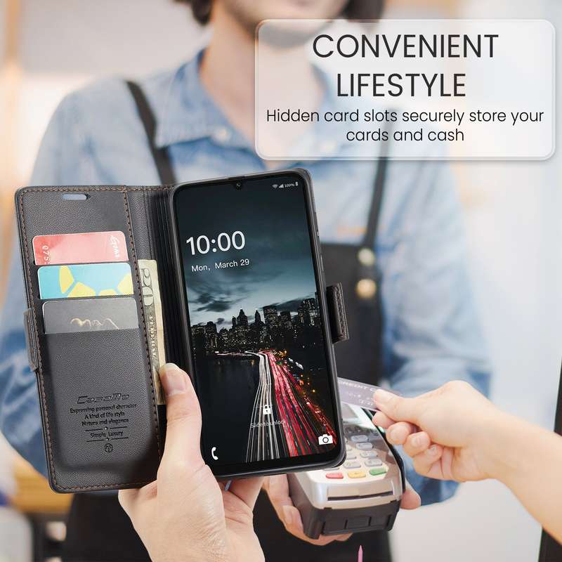 Retro Flip Leather Wallet Cover for Samsung Galaxy A16