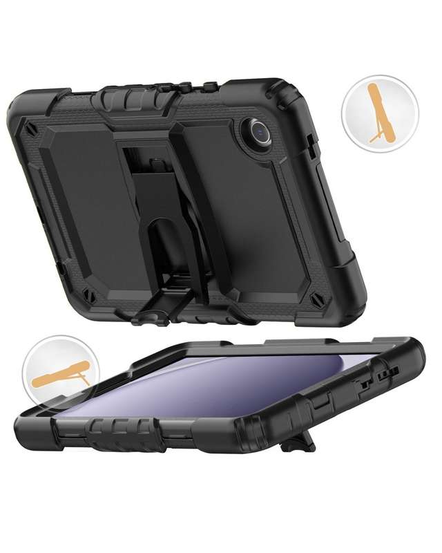 CellTime C-Stand Design Shockproof Rugged Cover for Galaxy Tab A9 (8.7") (SM-X110/SM-X115)