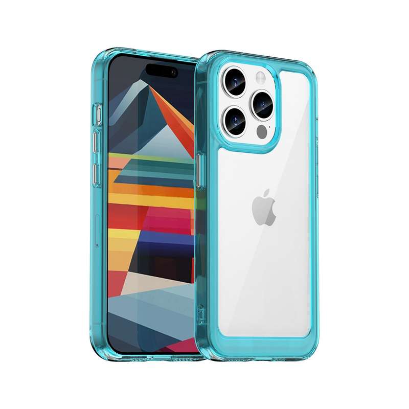 Candy Clear Cover for iPhone 15 Pro Shockproof Case