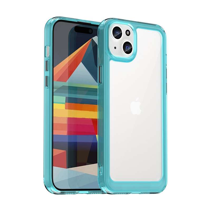 Candy Clear Cover for iPhone 15 Plus Shockproof Case
