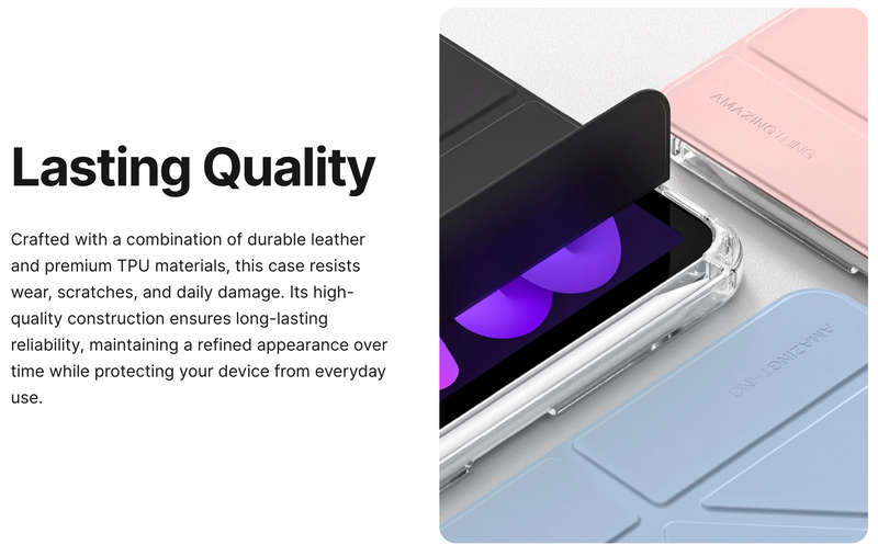 AMAZINGTHING Y-Flex Case for iPad Mini 7 (A17 Pro)/ iPad Mini 6 Cover