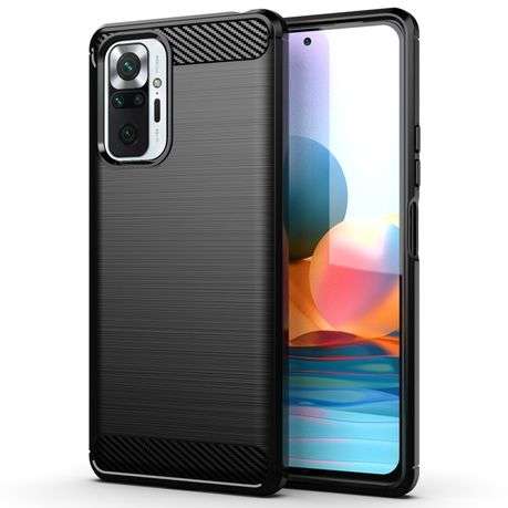 CellTime Shockproof Carbon Fiber Design Cover for Xiaomi Redmi Note 10 Pro