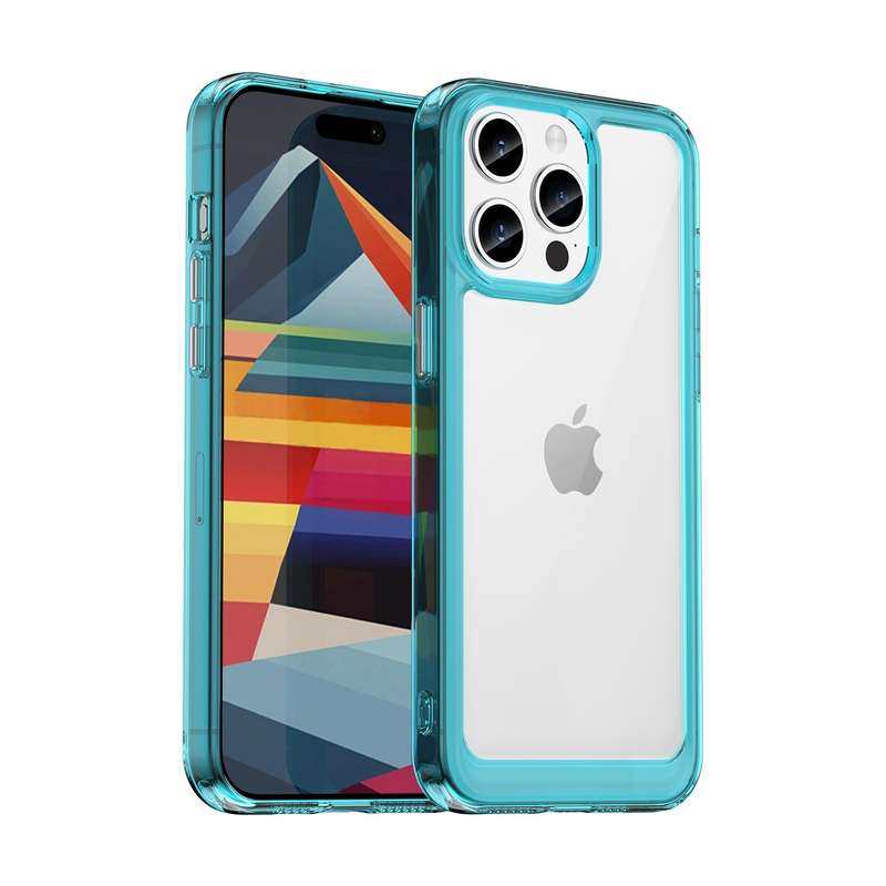 Candy Clear Cover for iPhone 15 Pro Max Shockproof Case