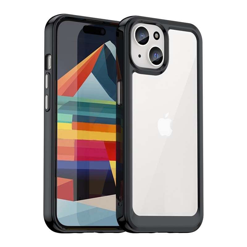Candy Clear Cover for iPhone 15 Shockproof Case