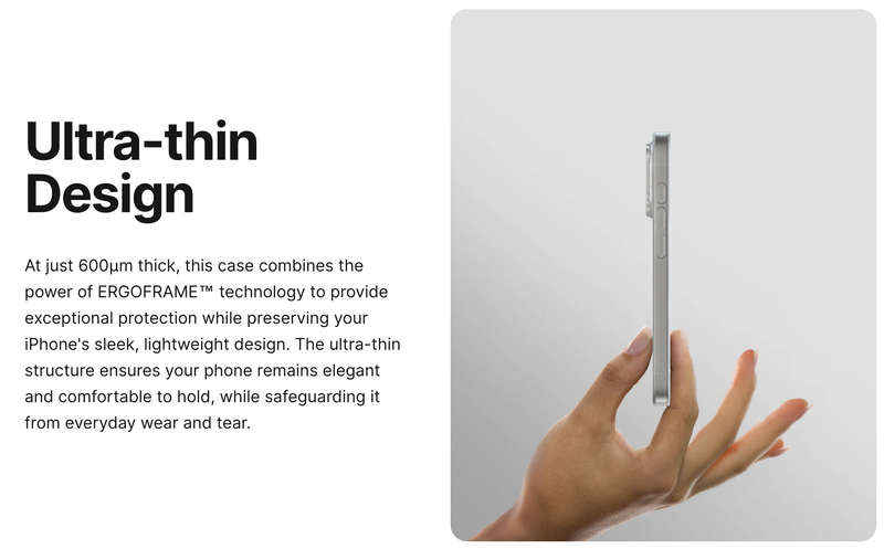 AMAZINGTHING Minimal Air Mag Case for iPhone 16 Pro / 16 Pro Max Cover