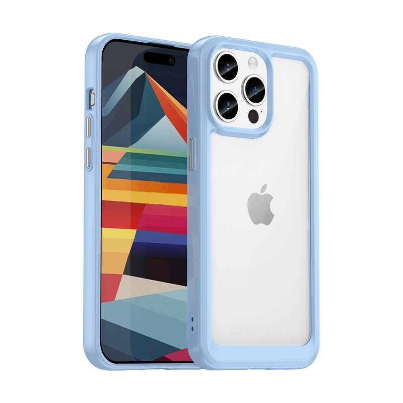 Candy Clear Cover for iPhone 15 Pro Max Shockproof Case