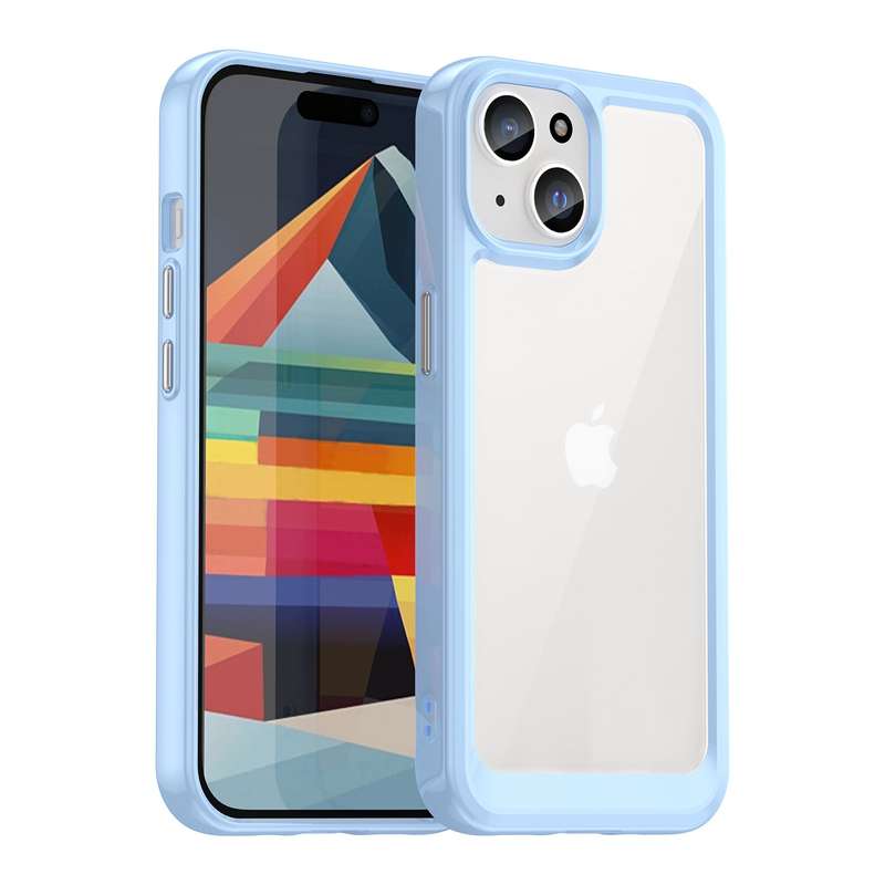 Candy Clear Cover for iPhone 15 Shockproof Case
