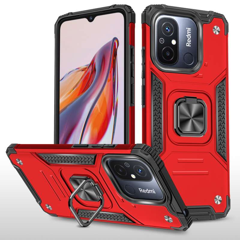 Redmi 12C Shockproof Kemeng Armor Kickstand Cover