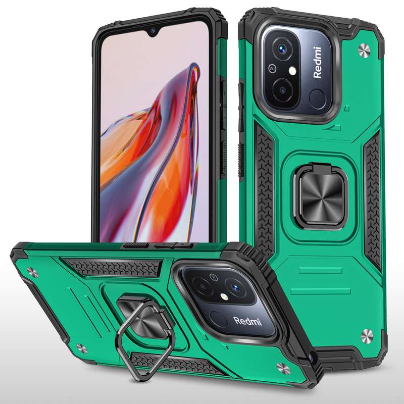 Redmi 12C Shockproof Kemeng Armor Kickstand Cover