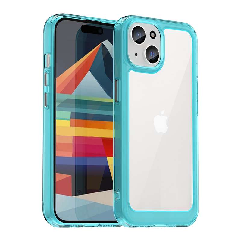 Candy Clear Cover for iPhone 15 Shockproof Case