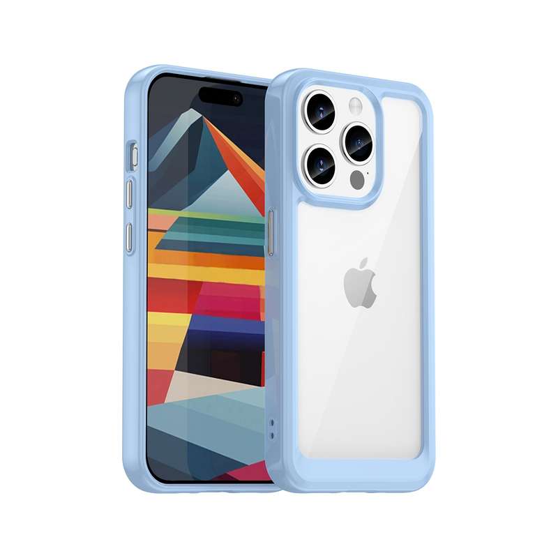 Candy Clear Cover for iPhone 15 Pro Shockproof Case