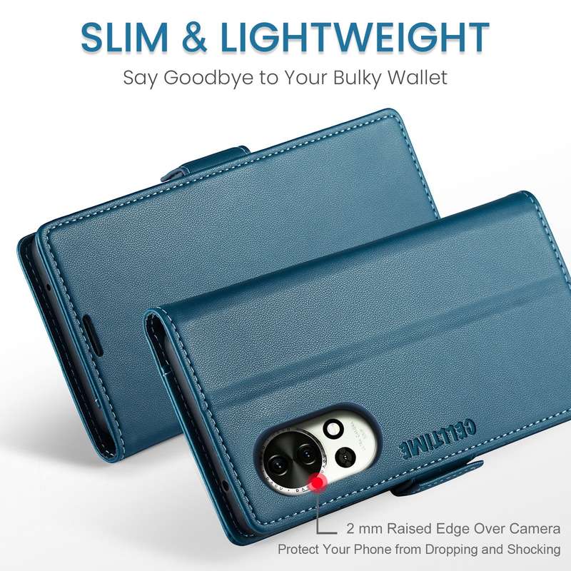 Retro Flip Leather Wallet Cover for Huawei Nova 13