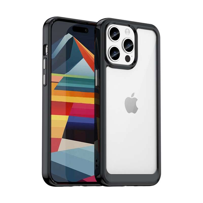 Candy Clear Cover for iPhone 15 Pro Max Shockproof Case