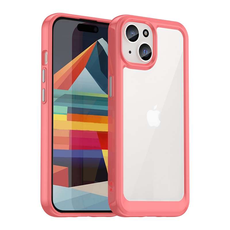 Candy Clear Cover for iPhone 15 Shockproof Case