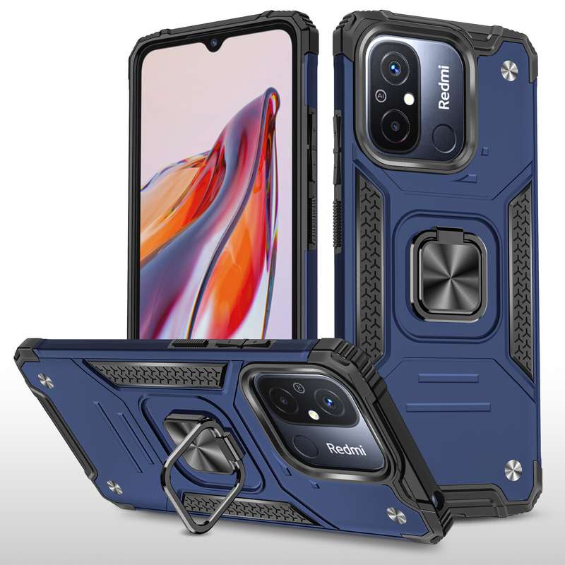 Redmi 12C Shockproof Kemeng Armor Kickstand Cover