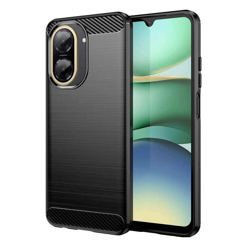 CellTime Case Compatible with Redmi A5 Carbon Fiber Design Shockproof Cover