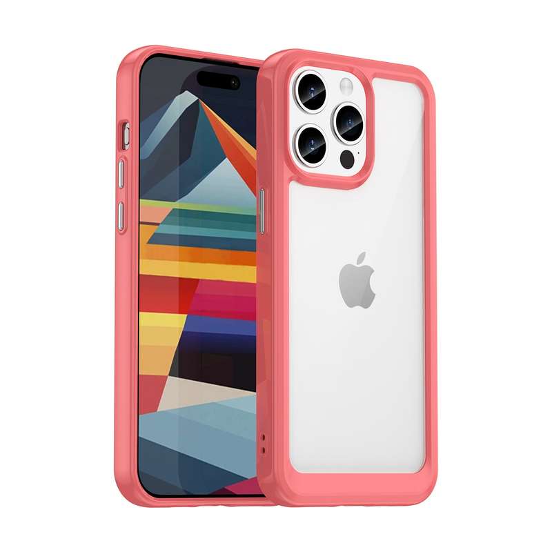 Candy Clear Cover for iPhone 15 Pro Max Shockproof Case