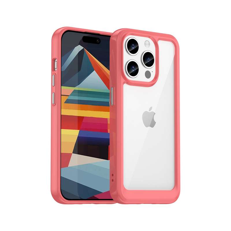 Candy Clear Cover for iPhone 15 Pro Shockproof Case