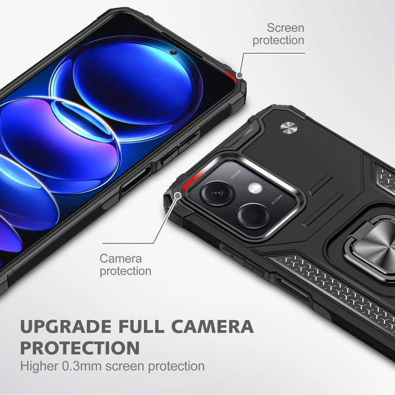 CellTime Shockproof Kemeng Armor Kickstand Cover For Redmi Note 12