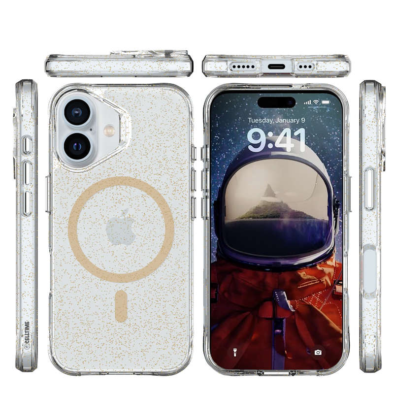 Pure Glitter MagSafe Cover for iPhone 16 / 16 Plus