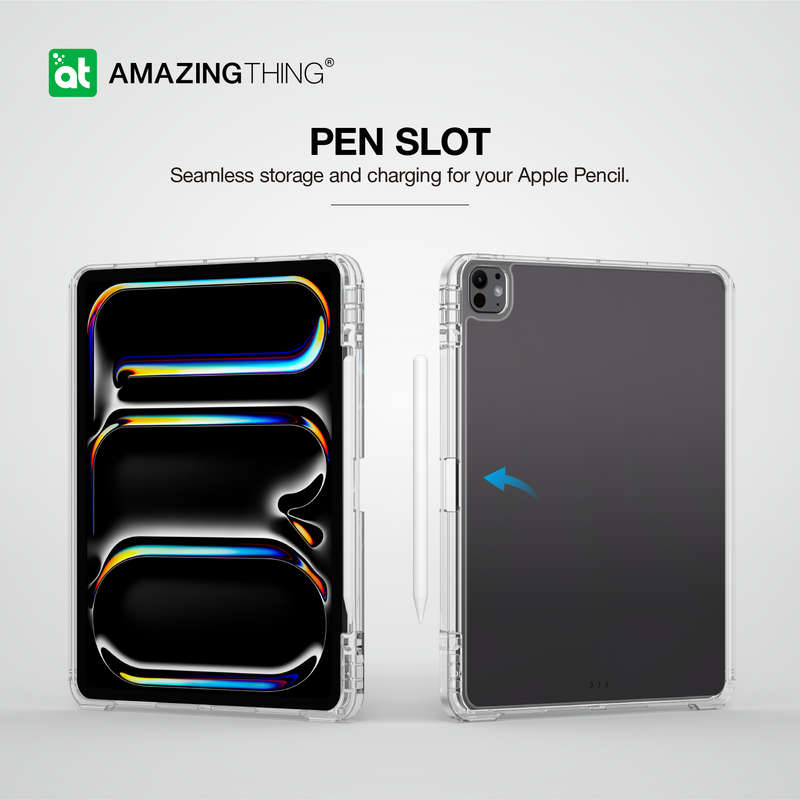 AMAZINGTHING Minimal Plus Folio Case Compatible with iPad Pro 11" (M4) 2024 Cover
