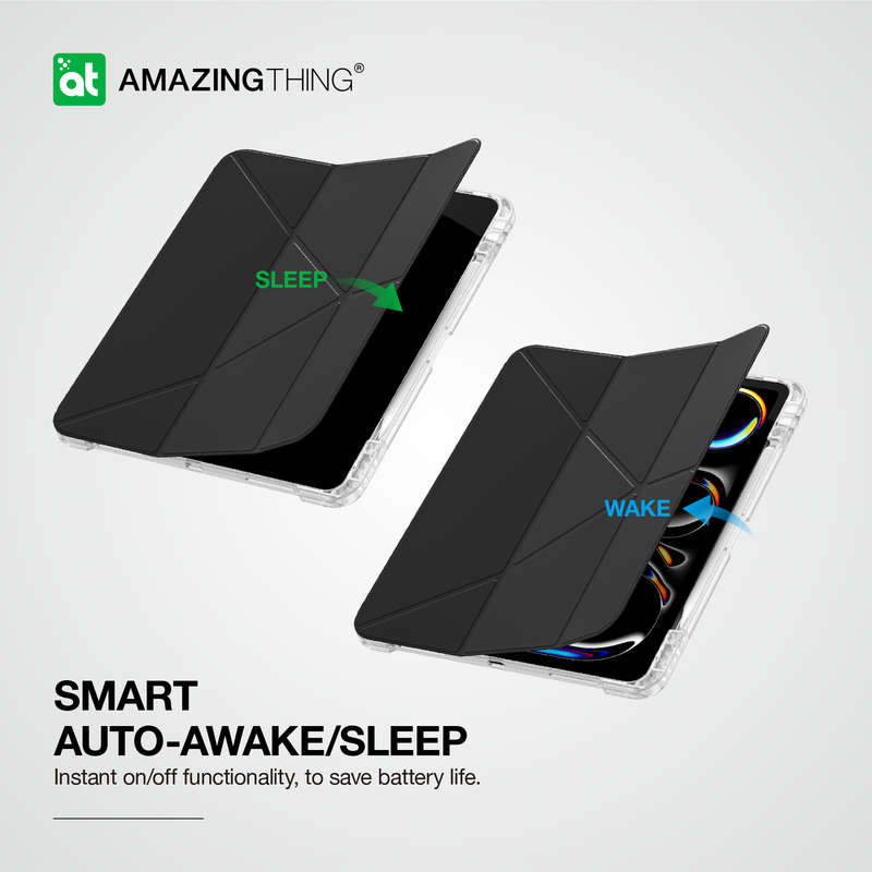 AMAZINGTHING Minimal Plus Folio Case Compatible with iPad Pro 11" (M4) 2024 Cover